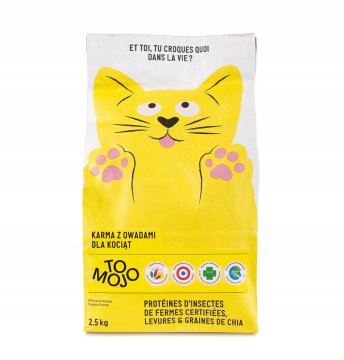 shumee TOMOJO Kittens - Suha hrana z moko iz žuželk 2,5 kg