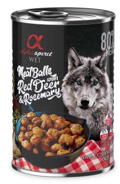 shumee Alpha Spirit - Mesne kroglice - Jelenov file z rožmarinom - 400 g