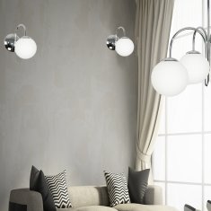 shumee STENSKA SVETILKA CHOM GLASS BELA E14 LED DEDE 13-743