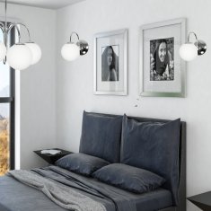 shumee STENSKA SVETILKA CHOM GLASS BELA E14 LED DEDE 13-743