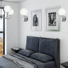 shumee STENSKA SVETILKA CHOM GLASS BELA E14 LED PATRIK 13-593