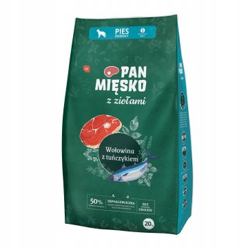 shumee Mr. Meat - Govedina s tuno in zelišči - 20 kg - Suha hrana za pse