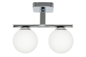 shumee STROPNA SVETILKA KROMIRANA STEKLENA SVETILKA KROGLA BELA LED E14 PRIM 13-428