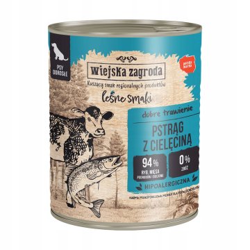 shumee Wiejska Zagroda - Gozdni okusi - Postrv s teletino - 800g