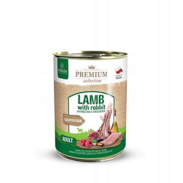 shumee POKUSA - Jagnjetina z zajcem - 400 g - Mokra hrana za pse