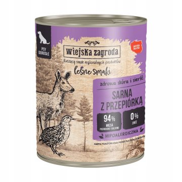 shumee Wiejska Zagroda - Gozdni okusi - Srnjak s prepelico - 800g