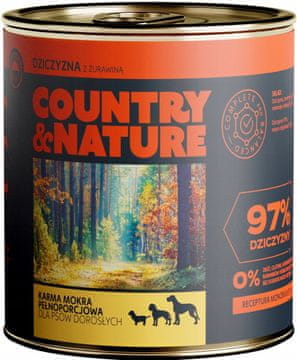 shumee Country & Nature - Divjačina z brusnicami - 850 g