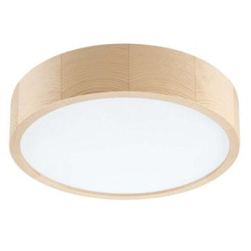 shumee Stropna svetilka, lesena, borovina, belo steklo, KANTE 14-420/A9