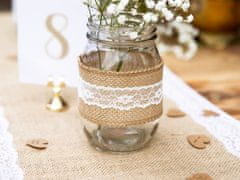 shumee Juta trak s čipko, 5x500 cm