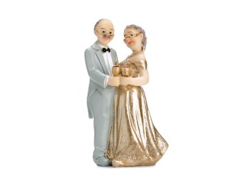 shumee Zlata poročna figurica, 12 cm (1 karton / 96 kosov)