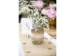 shumee Juta trak s čipko, 5x500 cm