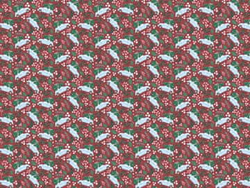 shumee Ovojni papir - božični avto, 70x200 cm