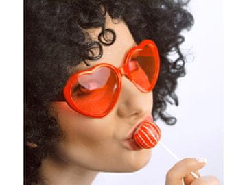 shumee Očala v obliki srca, rdeča (1 škatla / 25 kosov)