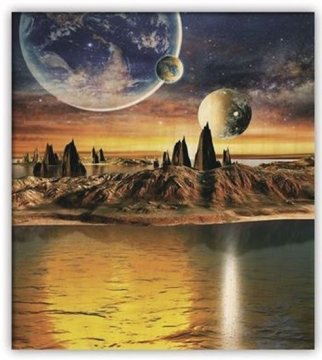 Lesena plošča: cosmic, 450x520