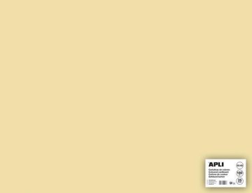 Apli Barvni papir A2+ 170 g - kremast 25 kosov