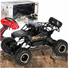Ikonka Aga RC avto Rock Crawler 1:12 4WD METAL črno