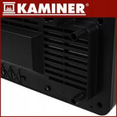 Kaminer 2000W keramična stenska WIFI električna grelna zračna zavesa LCD APP + daljinec črna