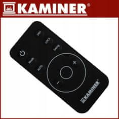 Kaminer 2000W stenska WIFI grelna zračna zavesa LCD APP ZELVION + daljinec črna