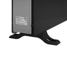 Teesa 2000W električni konvektorski grelec LCD + daljinec črn