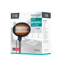 Teesa 2000W Infrardeči električni grelec za teraso s 3 nastavitvami IPX4