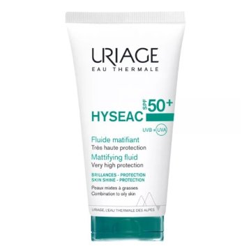 Uriage Mattirajoča tekočina s hidratnim učinkom SPF 50+ Hyséac (Fluid) 50 ml
