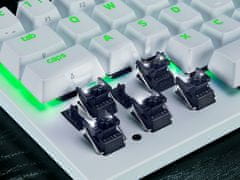 Razer Huntsman V3 Pro Mini tipkovnica, mehanska, gaming, bela, RGB (RZ03-04991700-R3M1)