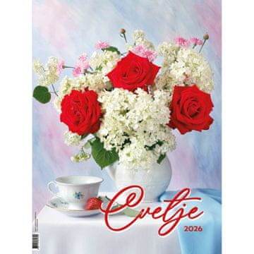 PIGO Koledar stenski cvetje 2026