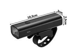 Verkgroup sprednja LED luč za kolo, USB, 400 lm (14493)