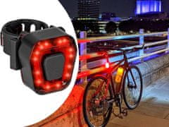 Verkgroup zadnja luč za kolo HY418, 14 LED, USB, 100 lm (14494)