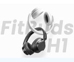 Blackview FITBUDS H1 brezžične naglavne slušalke, USB-C, črne