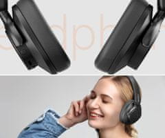Blackview FITBUDS H1 brezžične naglavne slušalke, USB-C, črne