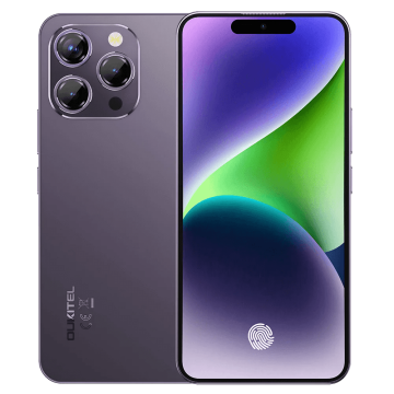 Oukitel P1 pametni telefon, Ultra tanek 8.2mm, 5150mAh Baterija, (8GB+256GB), VIJOLIČNE barve