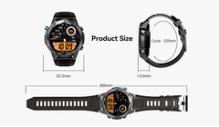 MI SPORT WATCH FORCE AMOLED | GPS Dual L1+L5 | Bluetooth Klici | 5ATM/IP69K | 170+ športov | SIVA pametna ura