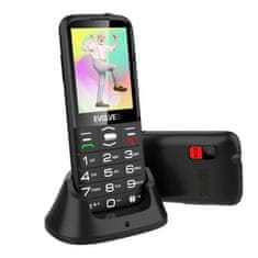 Evolveo Easyphone XO telefon na tipke, črn