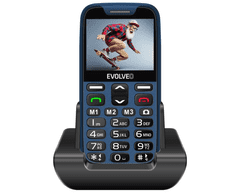 Evolveo Easyphone XR telefon na tipke, moder
