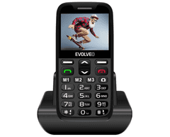 Evolveo Easyphone XR telefon na tipke, črn
