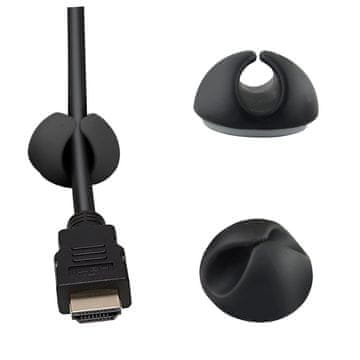 Esperanza VEČNAMENSKE KABELSKE SPONKE ČRNE BARVE