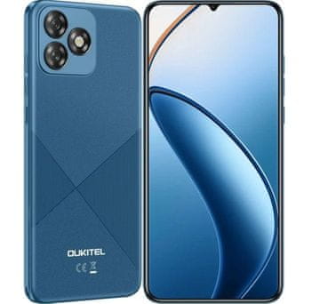 Oukitel C53 pametni telefon, 4300mAh Baterija, 6.6-palčni zaslon, Android 14, (8+64GB) MODRA barva
