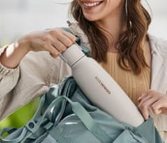 SodaStream Fizz & Go COOL 0,9 L – termo steklenica iz nerjavečega jekla za gazirano vodo, 12ur, bež (1062400490)