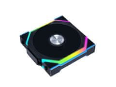 Lian Li UNI FAN SL Wireless ventilator, 120mm, PWM, ARGB, 3-kosi, črn + kontroler (12SL1W1B)