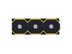 Lian Li UNI FAN SL Wireless ventilator, 120mm, Reverse Blade, PWM, ARGB, 3-kosi, črn + kontroler (12RSL1W3B)