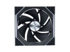 Lian Li UNI FAN SL Wireless ventilator, 120mm, Reverse Blade, PWM, ARGB, 3-kosi, črn + kontroler (12RSL1W3B)