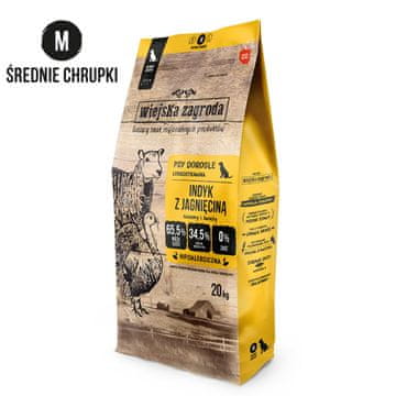 shumee Suha hrana za pse Rural Farm Purana z jagnjetino M 20 kg