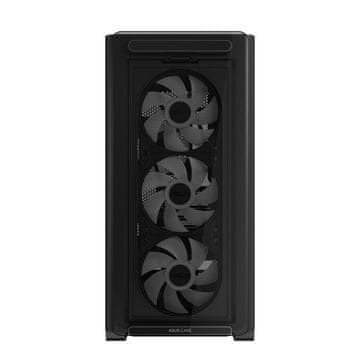 slomart ASUS A23 PLUS ARGB ohišje PC, črna