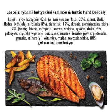 Paka Zwierzaka PAKA ZWIERZAKA Salmon with Baltic fish M - suha hrana za pse - 9kg