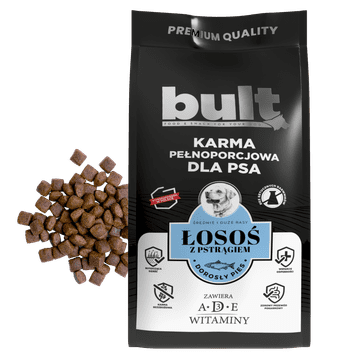 shumee SUHA HRANA BULT Z LOSOSOM IN POSTRVJO ZA ODRASLE PSE 12 kg