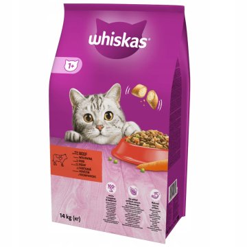 shumee WHISKAS govedina s korenjem 14 kg