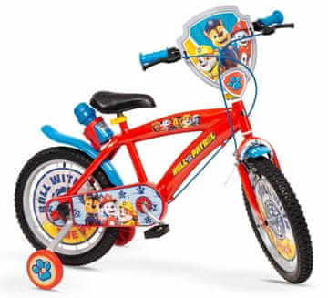 Bike TOIMSA 1678 Otroško kolo 16" Paw Patrol, rdeče