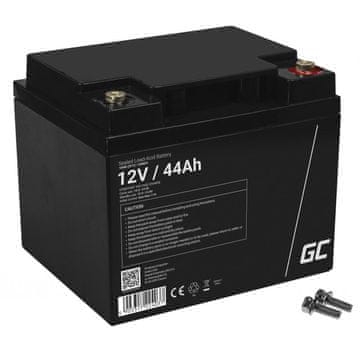 gce Green Cell AGM23 UPS baterija 12 V 44 Ah, črna