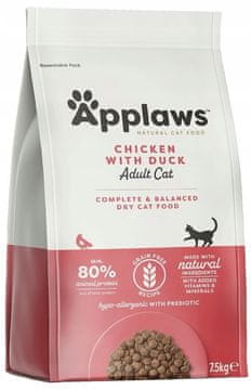 shumee APPLAWS CAT piščanec in raca - piščanec in raca 7,5 kg